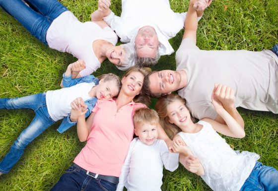 Glückliche Familie